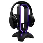 RGB Headset Stand with Mouse Bungee and USB Hub