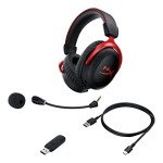 HyperX Cloud II Wireless Gaming Headset - Black/Red