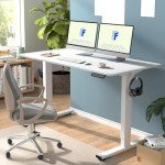 Electric Height Adjustable Standing Desk 140x71cm