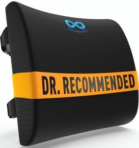 Memory Foam Lumbar Support Pillow for Back Pain