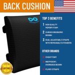 Memory Foam Lumbar Support Pillow for Back Pain