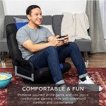 Swivel Gaming Floor Chair with Adjustable Backrest