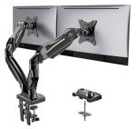 Adjustable Dual Monitor Stand with C Clamp