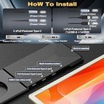 Teamgee 15.6” Portable Triple Laptop Monitor