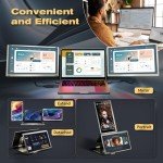 Teamgee 15.6” Portable Triple Laptop Monitor