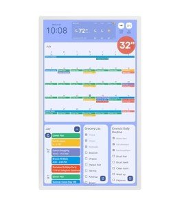 Cozyla 32-Inch Touch Screen Digital Family Calendar