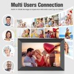 BIGASUO 10.1” WiFi Digital Photo Frame