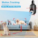 AlkiVision 2K Outdoor Wireless Security Camera 360°