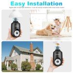 AlkiVision 2K Outdoor Wireless Security Camera 360°