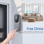 Guggre 1080P Wireless Video Doorbell Camera