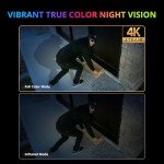 Defender AI 4K Outdoor Security Camera, 2 Pack