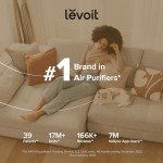 LEVOIT 3-in-1 Air Purifier for Home & Office
