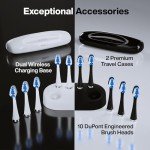 Aquasonic Duo: Wireless Ultra Whitening Electric Toothbrushes