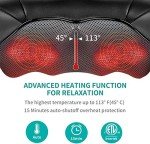 Nekteck Shiatsu Neck and Back Massager Pillow