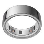 Oura Ring 4 Silver - Size 8 Fitness Tracker