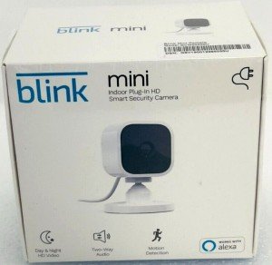 Blink Mini Smart Security Camera - 1080p HD, Alexa Compatible