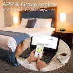 Smart RGB LED Bedroom Lamp with USB Ports