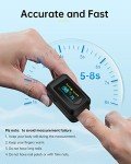 Fingertip Pulse Oximeter with OLED Screen and Lanyard