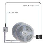 100Ft Smart LED Strip Lights Sync to Music