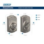 Schlage Camelot Keypad Deadbolt - Keyless Entry Lock