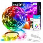 Smart LED Strip Lights with App & Remote, 50ft