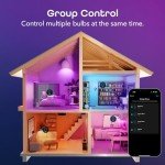 Smart Color-Changing Light Bulbs - 4 Pack