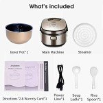 JOYDEEM Smart Induction Rice Cooker with Timer