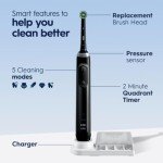 Oral-B Pro 5000 Bluetooth Electric Toothbrush - Black