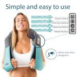 InvoSpa Shiatsu Neck and Back Massager with Heat