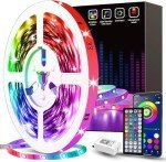 Tenmiro 50ft RGB LED Strip Lights with Remote