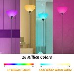 Smart RGB Floor Lamp with Alexa & Google Assistant