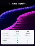 Meross Smart WiFi LED Strip Lights - 16.4ft