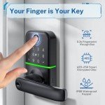 Kucacci Keyless Smart Lock with Keypad & Fingerprint
