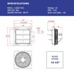 iLiving 10" Smart Exhaust Fan with Remote Control