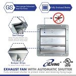 iLiving 10" Smart Exhaust Fan with Remote Control