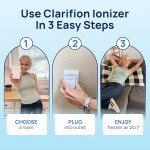 Clarifion 3-Pack Air Ionizers for Home Use