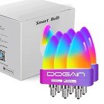DOGAIN E12 Smart Color Changing LED Light Bulbs