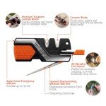 6-in-1 Pocket Knife Sharpener & Survival Tool