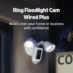 Ring Floodlight Cam Wired Plus - 1080p HD Video