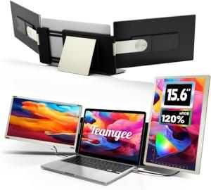 Teamgee 15.6” Portable Triple Laptop Monitor