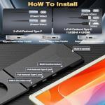 Teamgee 15.6” Portable Triple Laptop Monitor