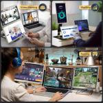 Teamgee 15.6” Portable Triple Laptop Monitor