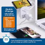 Universal Travel Adapter Kit with USB Ports