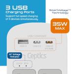 Universal Travel Adapter Kit with USB Ports