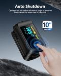 Fingertip Pulse Oximeter with OLED Screen and Lanyard