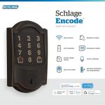 Schlage Encode Wi-Fi Smart Deadbolt - Aged Bronze
