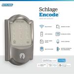 Schlage Encode Smart Wi-Fi Deadbolt with Camelot Trim