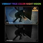 Defender AI 4K Outdoor Security Camera, 2 Pack