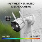 Defender AI 4K Outdoor Security Camera, 2 Pack