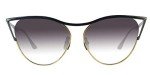 Dita Revoir Gray Gold Cat-Eye Sunglasses for Women